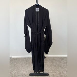 Posh Pua Black Kimono One Size New